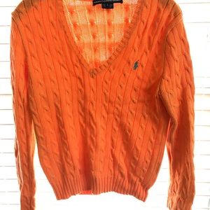 Fun orange sweater